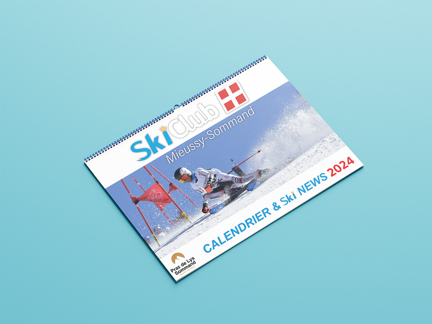 Réalisation et personnalisation calendrier. Speyser, agence de communication visuelle Annemasse