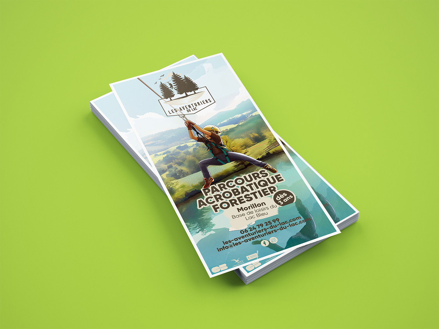 Exemple de réalisation de flyer recto-verso. Speyser, agence de communication visuelle Annemasse