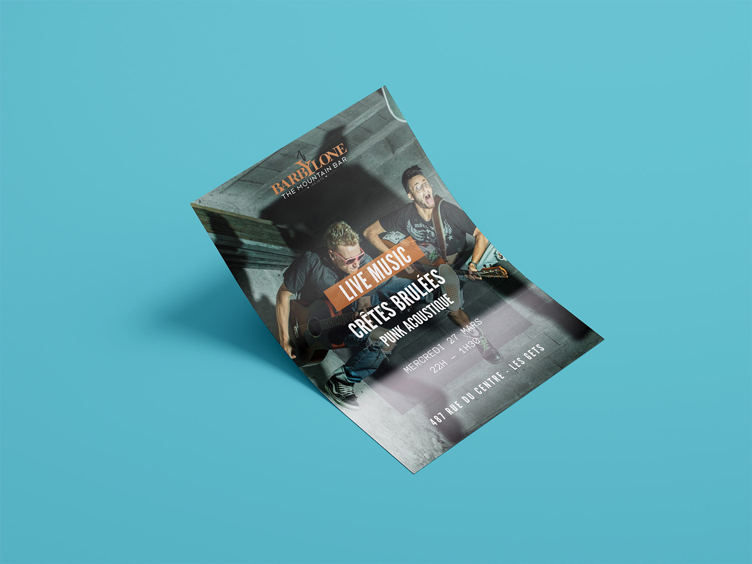 Exemple de réalisation de flyer a5. Speyser, agence de communication visuelle Annemasse