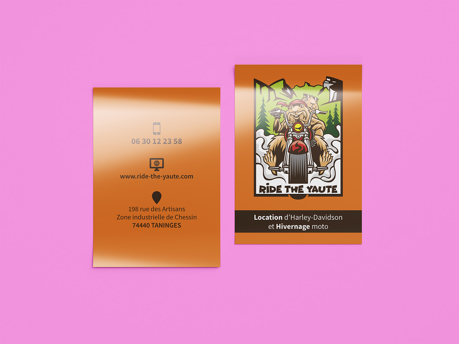 Exemple de réalisation de flyer recto-verso a5. Speyser, agence de communication visuelle Annemasse