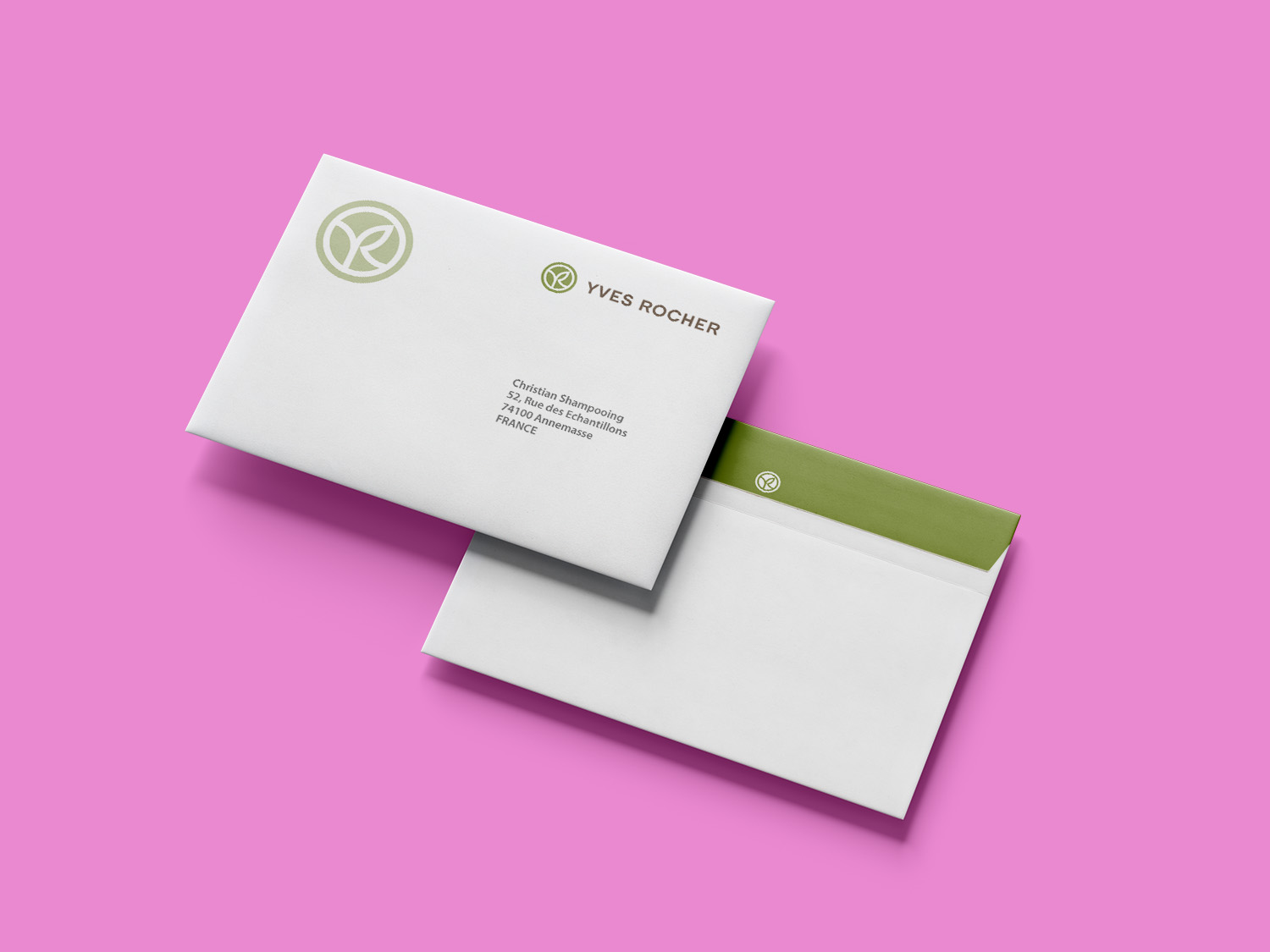 Enveloppe entreprise, personnalisée, en-tête papier Annemasse 74 Haute-Savoie