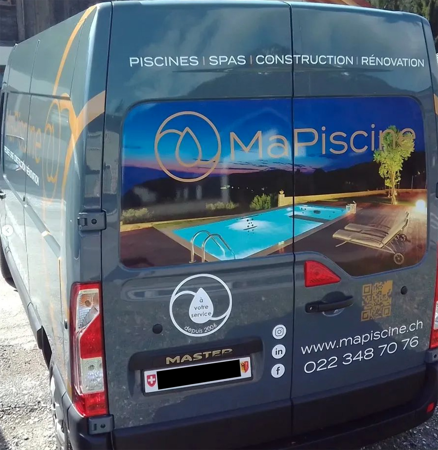 Covering véhicule marquage adhésif découpe au fil 74 Haute-Savoie Annemasse