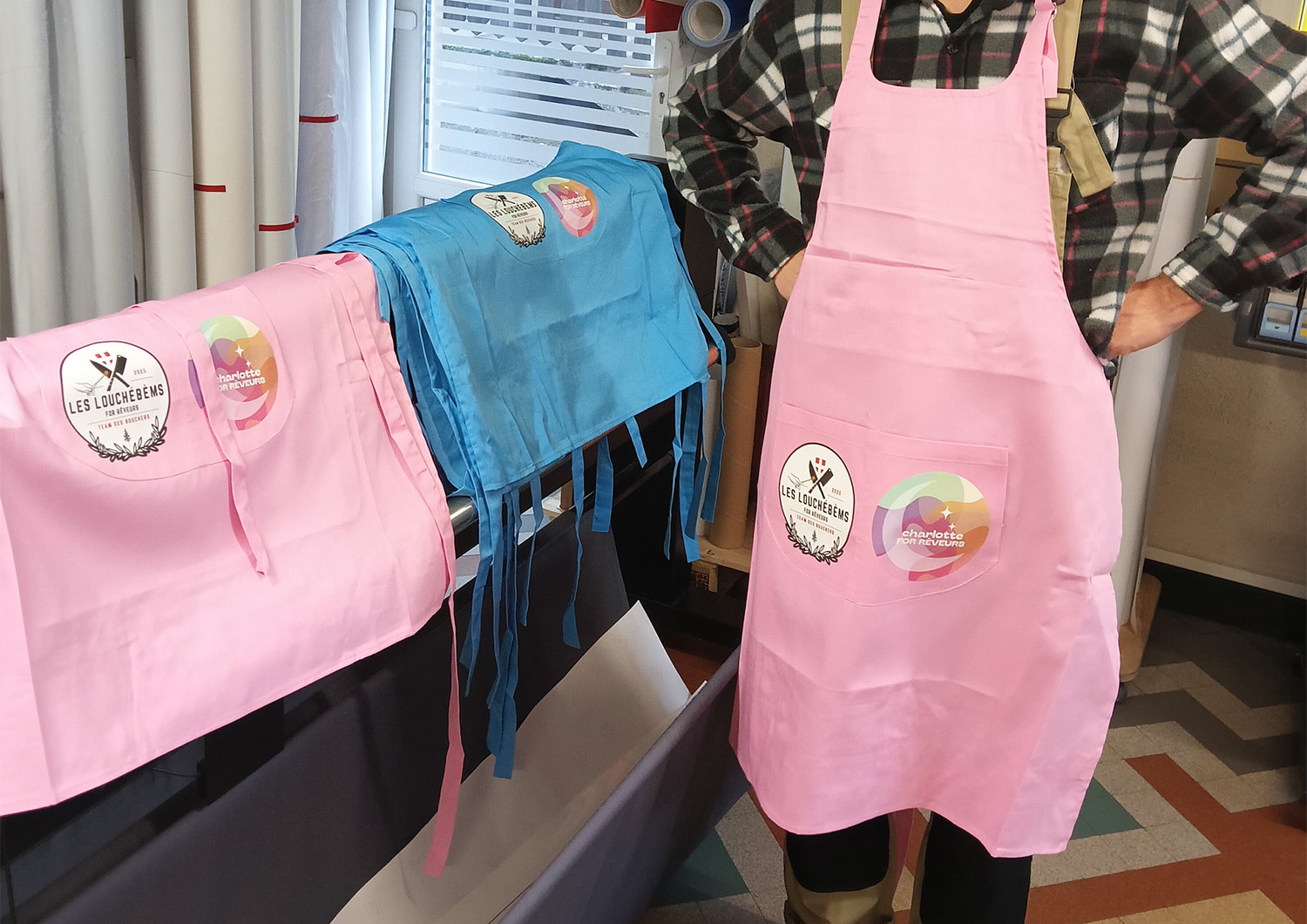 Tabliers, accessoires personnalisés 74 Haute-Savoie Annemasse