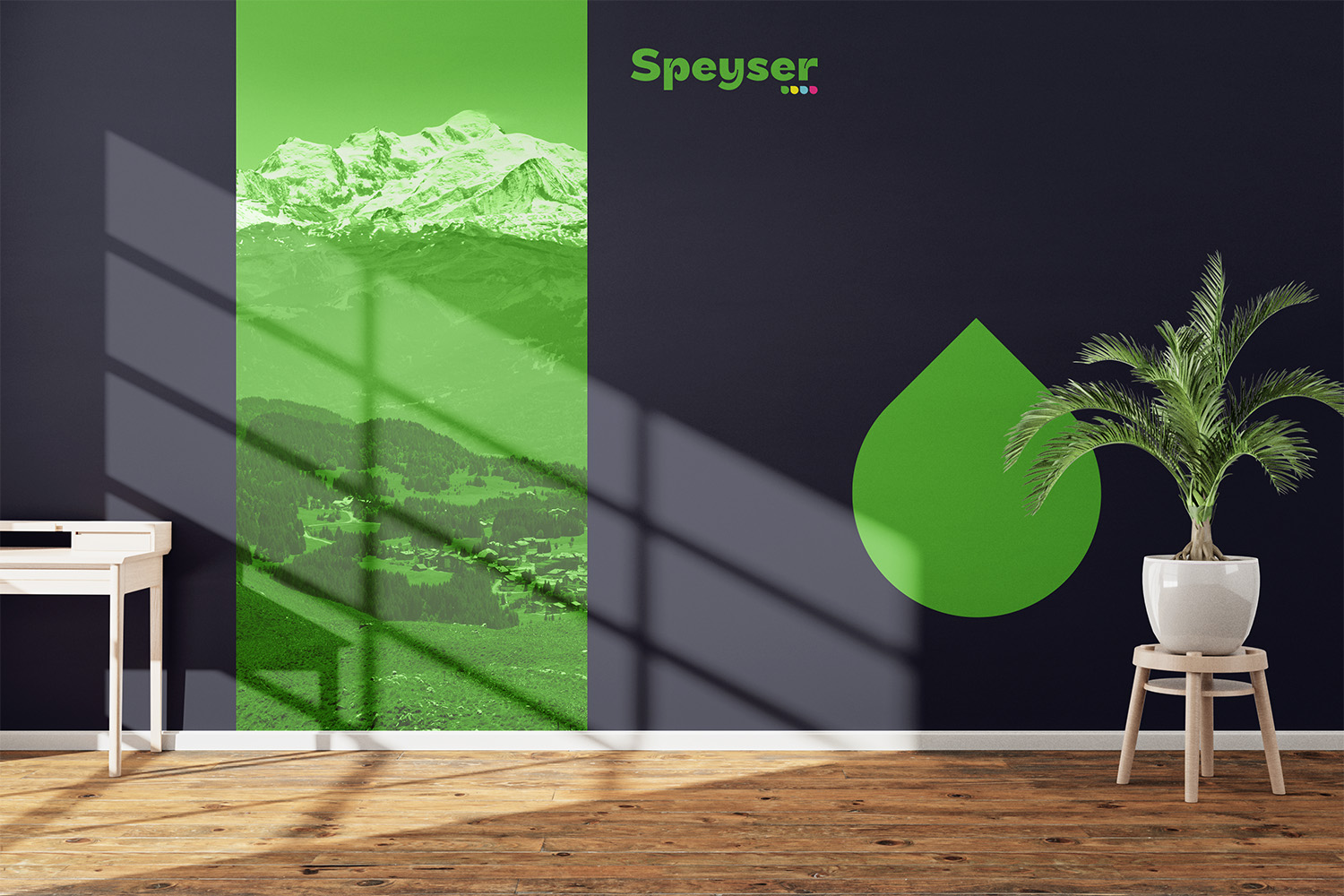 Papier peint sur mesure, décoration d'intérieure, design stand 74 Haute-Savoie Annemasse