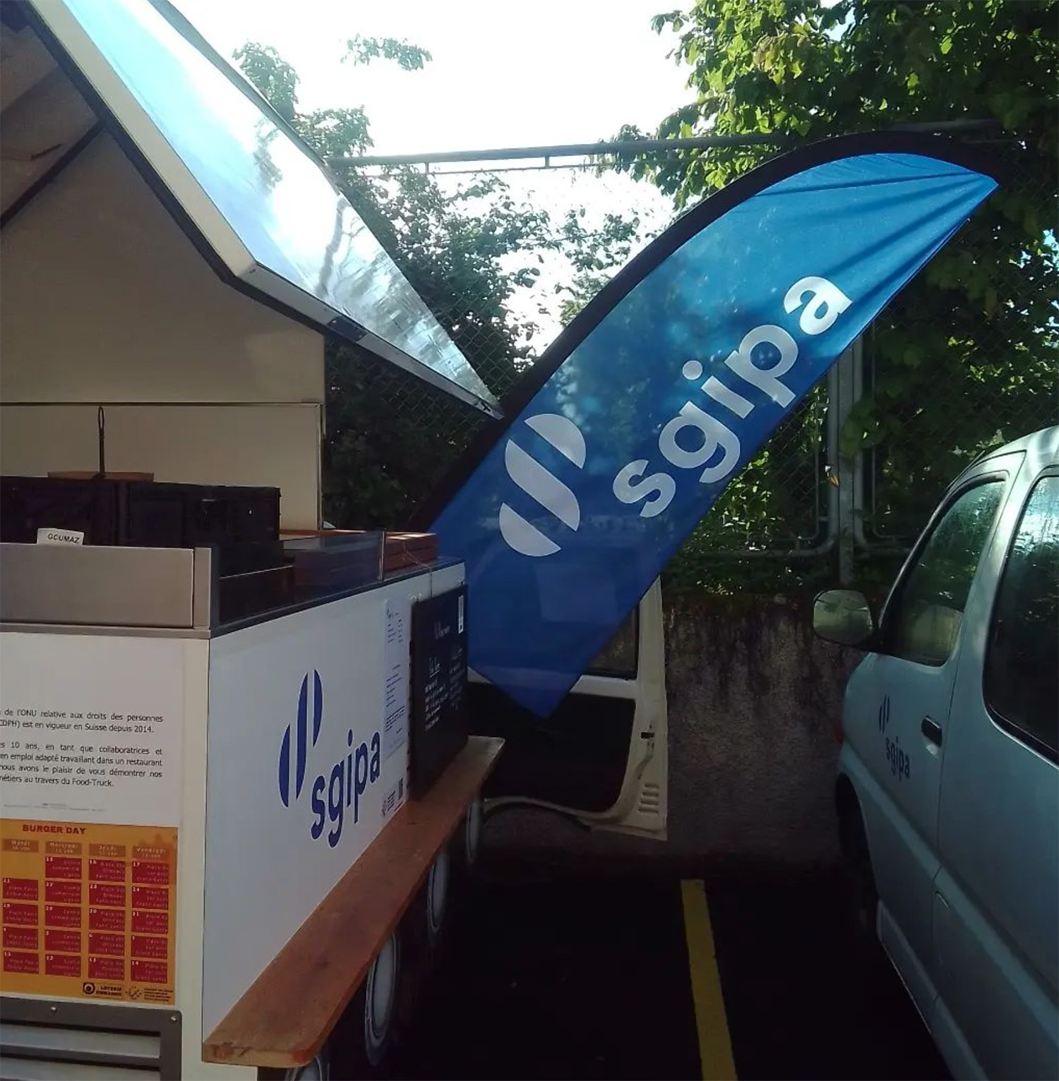 Flamme publicitaire 74 Haute-Savoie Annemasse