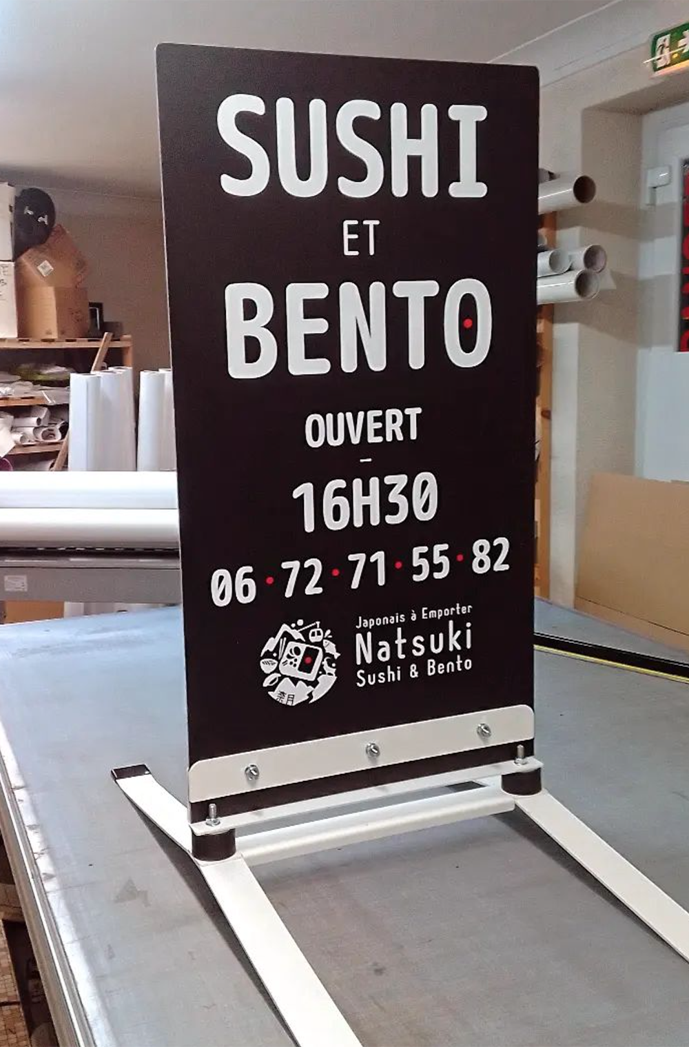 Stop trottoir, display panneau 74 Haute-Savoie Annemasse