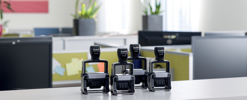 Tampon facture timbre d'entreprise monture métal 74 Haute-Savoie Annemasse